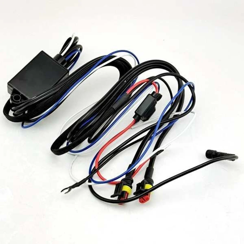 Ekleva Motorcycle LED Spotlight Switch One for Two Headlight Wire Set Relay Smart Strobe Wire Harness Voltage Detection Model
Ekleva Motorcycle LED Spotlight Switch One for Two Headlight Wire Set Relay Smart Strobe Wire Harness Voltage Detection Model