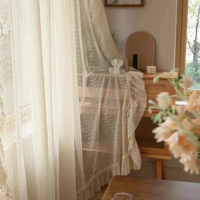 French Retro Lace High-end Bohemian Dream Curtains for Living Dining Room Bedroom Balcony Cusomize
French Retro Lace High-end Bohemian Dream Curtains for Living Dining Room Bedroom Balcony Cusomize