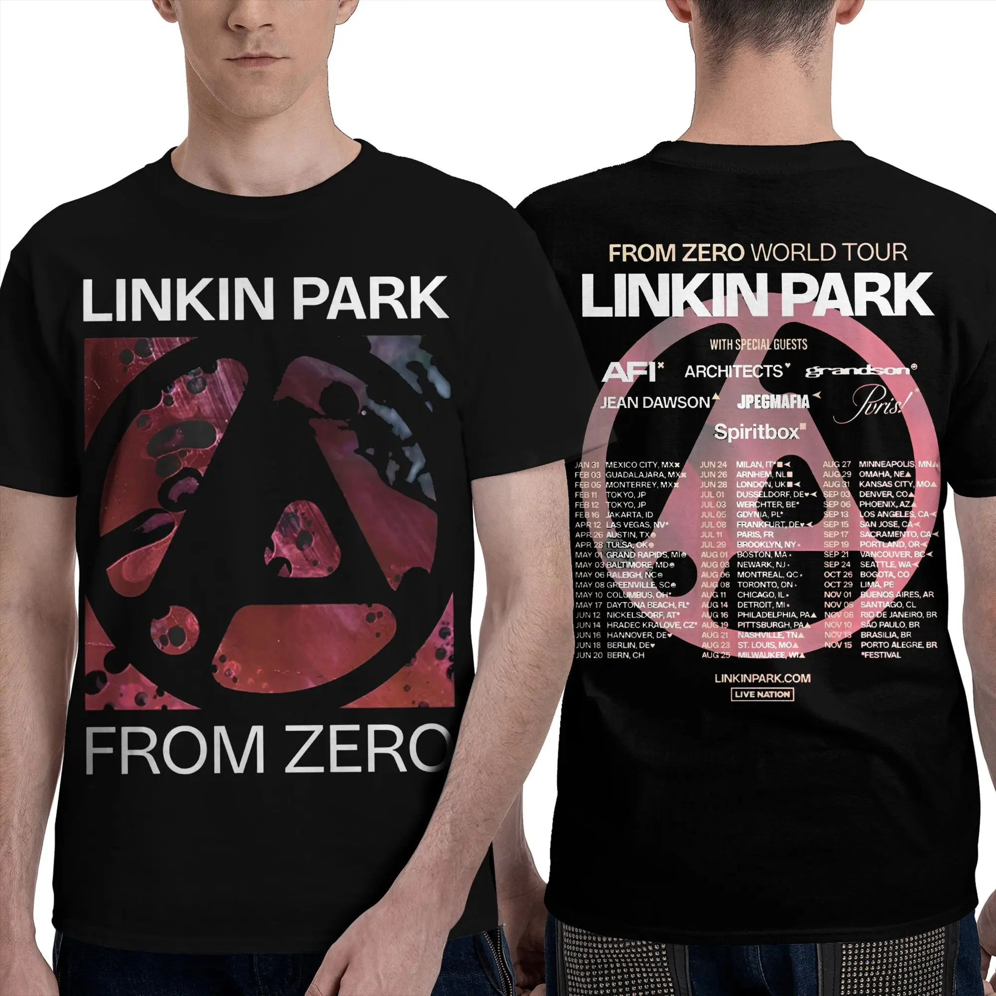 Linkined Parked From Zero World Tour 2025 Мужские и женские футболки Одежда Удивительные футболки Футболки из хлопка Всесезонная одежда
Linkined Parked From Zero World Tour 2025 Мужские и женские футболки Одежда Удивительные футболки Футболки из хлопка Всесезонная одежда
