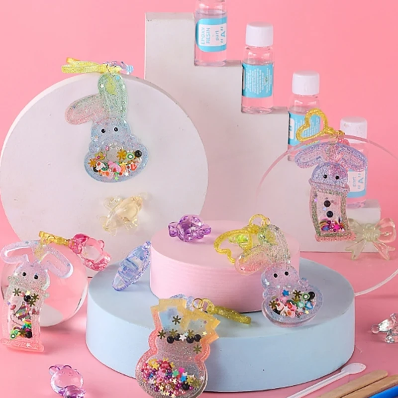 1 Set Birthday Gift Kids DIY Crystal Glue Key Chain Beautiful Art Craft Kit For 6 Years Old Above Girls
1 Set Birthday Gift Kids DIY Crystal Glue Key Chain Beautiful Art Craft Kit For 6 Years Old Above Girls