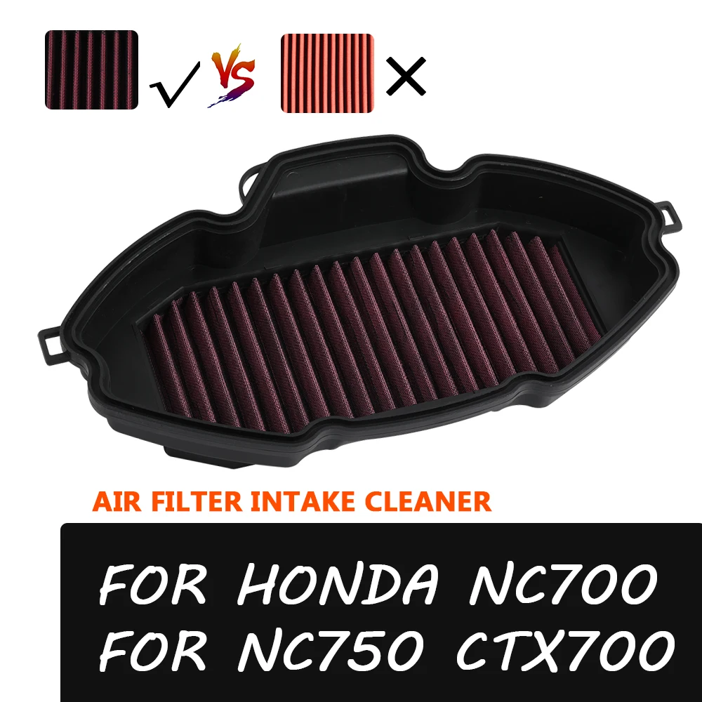 For NC750X Air Filter Intake Cleaner Air Element Cleaner Engine Protector For HONDA NC 700 S NC 750 X CTX 700 D N Accessories
For NC750X Air Filter Intake Cleaner Air Element Cleaner Engine Protector For HONDA NC 700 S NC 750 X CTX 700 D N Accessories