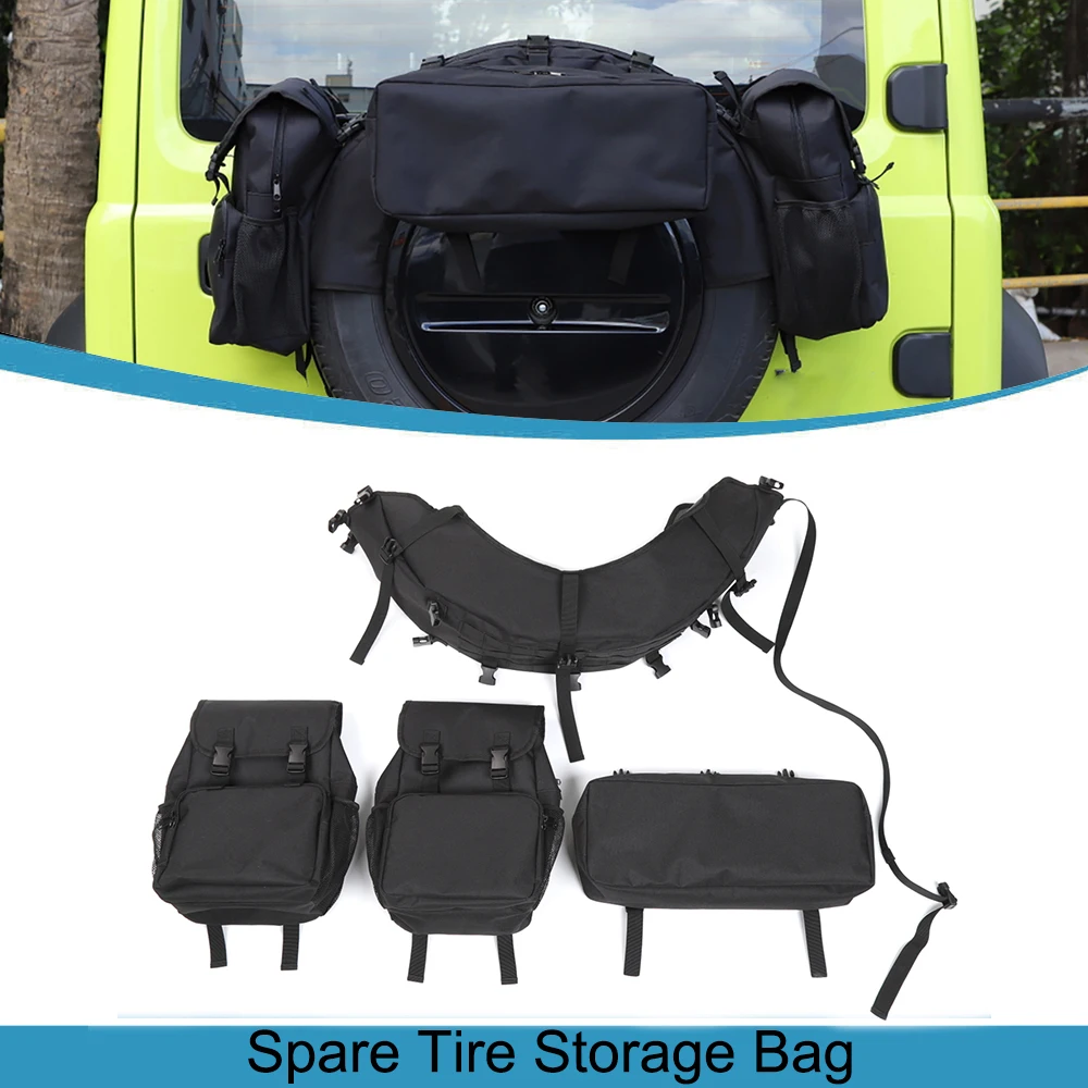 for Suzuki Jimny 2019 2020 2021 2022 2023 JB64 JB74 Car Spare Tire Storage Bag Cargo Organizer Stowing Tidying Auto Accessories
for Suzuki Jimny 2019 2020 2021 2022 2023 JB64 JB74 Car Spare Tire Storage Bag Cargo Organizer Stowing Tidying Auto Accessories