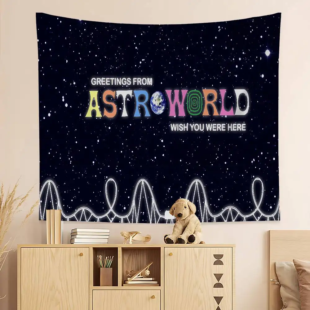 Luxury T-Travis Rapper S-Scott Cartoon Tapestry Art Science Fiction Room Home Decor Wall Hanging Sheets
Luxury T-Travis Rapper S-Scott Cartoon Tapestry Art Science Fiction Room Home Decor Wall Hanging Sheets