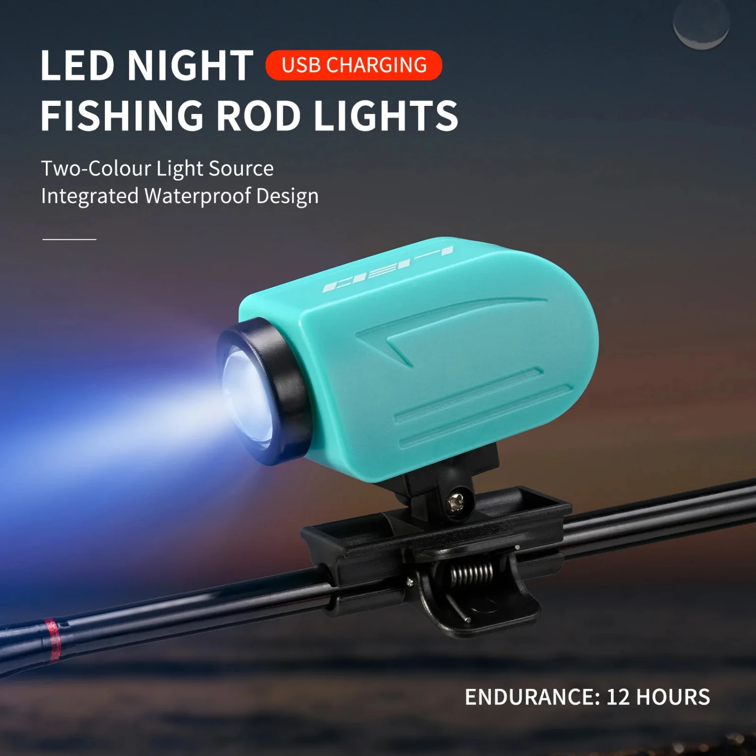 LED mini fishing rod, flashlight, super bright light outdoor emergency camping pocket light with clamp night fishing accessories
LED mini fishing rod, flashlight, super bright light outdoor emergency camping pocket light with clamp night fishing accessories