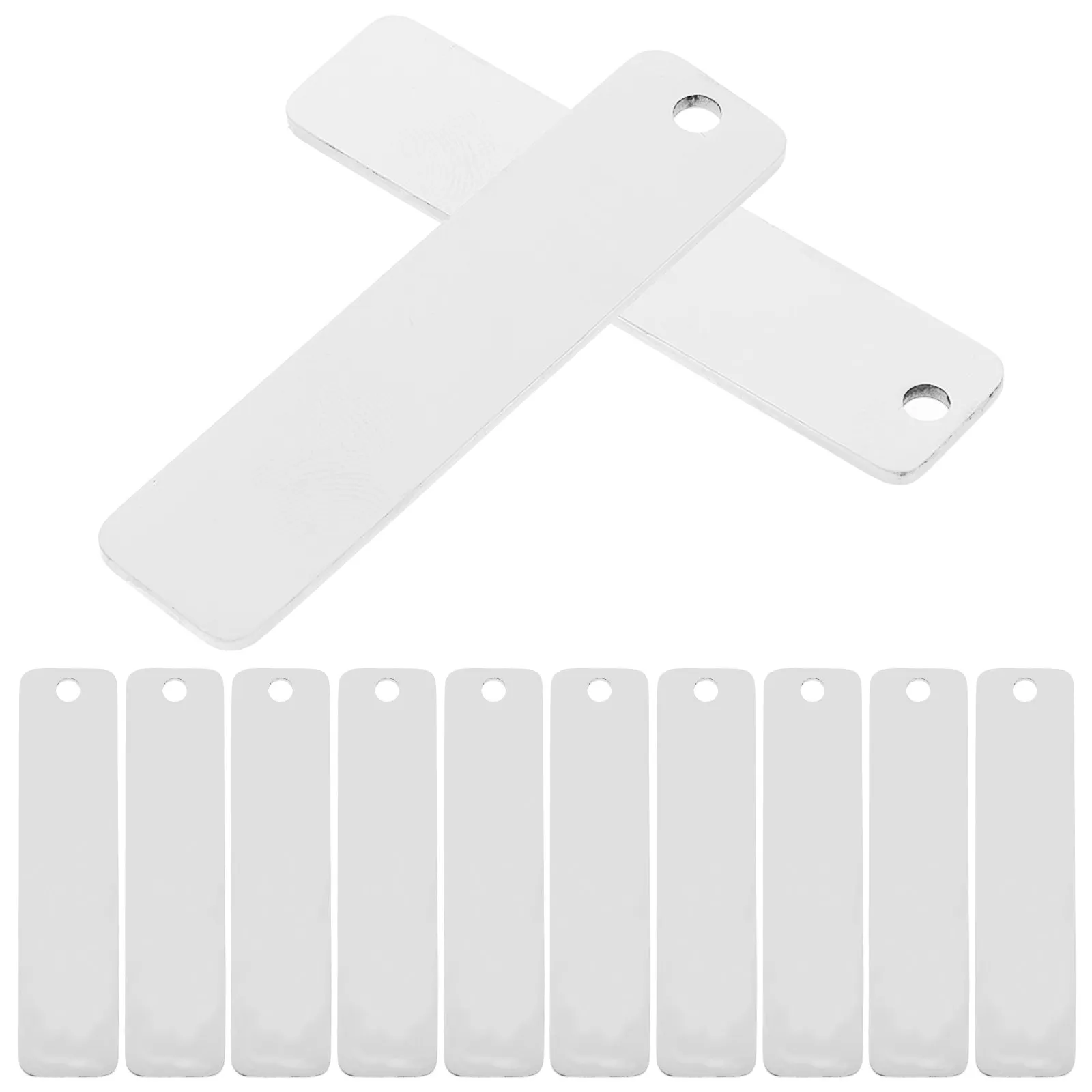 12Pcs Rectangle Metal Stamping Blanks Titanium Steel Tags for DIY Engraving Name Pendant Charms Jewelry Making
12Pcs Rectangle Metal Stamping Blanks Titanium Steel Tags for DIY Engraving Name Pendant Charms Jewelry Making