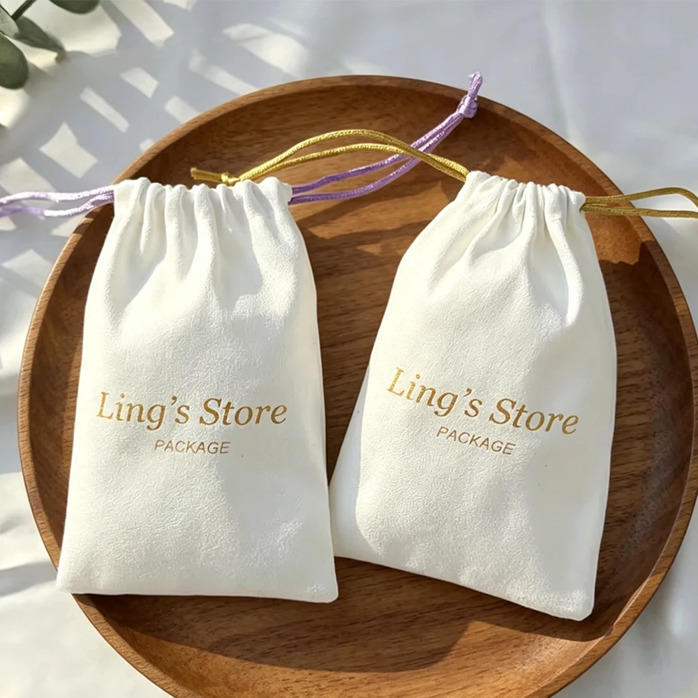 50Pcs Customized Flannel Jewelry Drawstring Bag Rings Earrings Pendant Bracelet Perfume Keychain Cosmetic Stud Packaging Pouches
50Pcs Customized Flannel Jewelry Drawstring Bag Rings Earrings Pendant Bracelet Perfume Keychain Cosmetic Stud Packaging Pouches