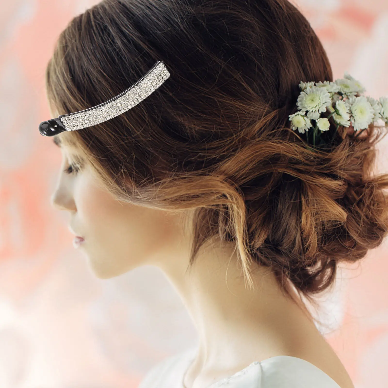 3Pcs Sparkling Rhinestone Banana Hair Clip Extra Strong Tension Ponytail Holder Updo Claw for Styling
3Pcs Sparkling Rhinestone Banana Hair Clip Extra Strong Tension Ponytail Holder Updo Claw for Styling