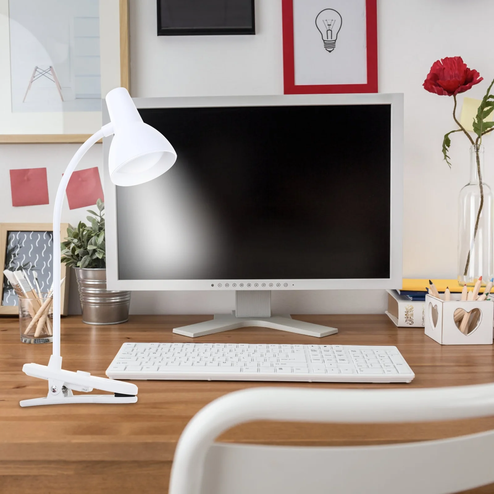 1pc Clip Usb Lamp Led Light For Night Reading Studying Dorm Home Decor Bedside Desktop Small Night Light
1pc Clip Usb Lamp Led Light For Night Reading Studying Dorm Home Decor Bedside Desktop Small Night Light