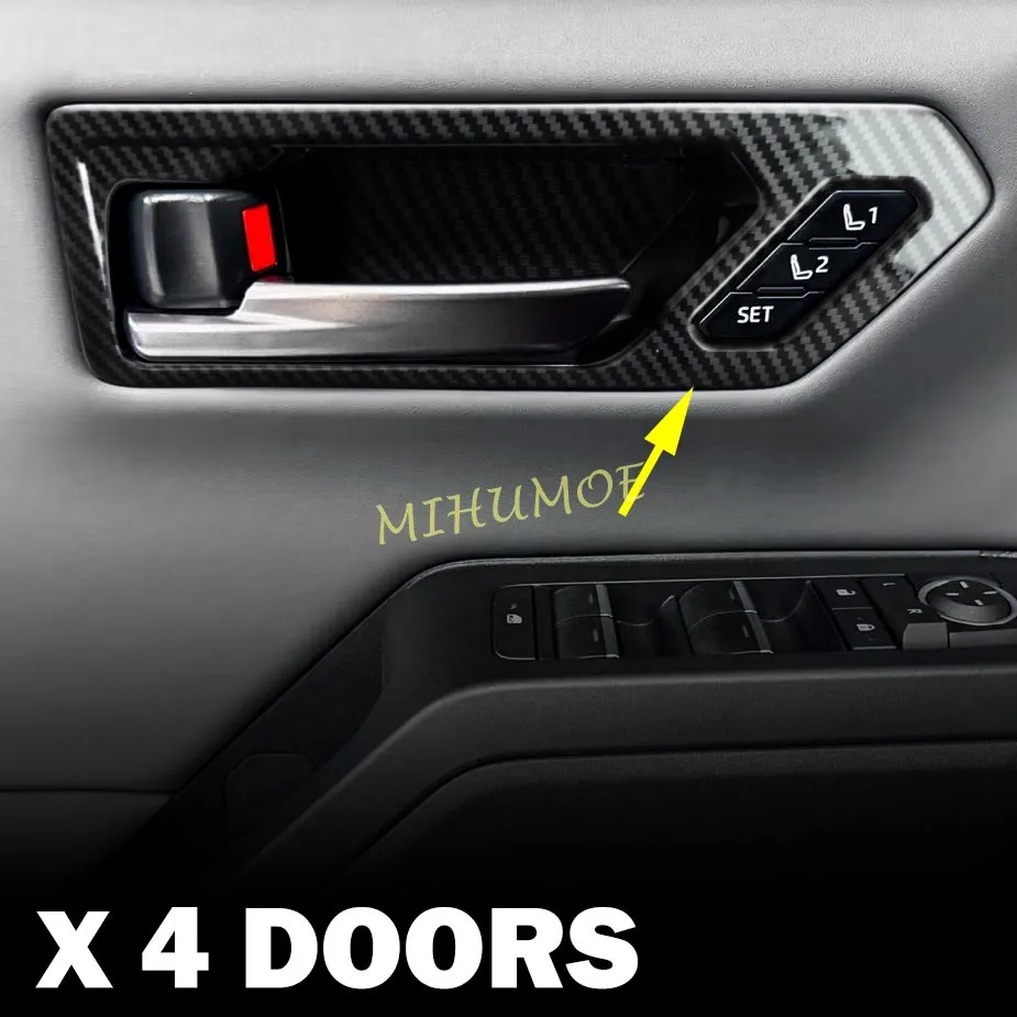 For 2026-2027 Toyota RAV4 Carbon Fiber Interior Door Handle Surrounds Cover Trims Accessories
For 2026-2027 Toyota RAV4 Carbon Fiber Interior Door Handle Surrounds Cover Trims Accessories