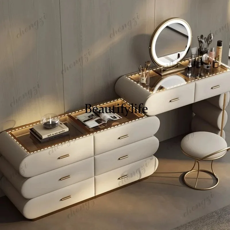 K182 Home Modern simple light luxury dresser integrated corner storage cabinet makeup table vanity Dressing tables desk furnitur
K182 Home Modern simple light luxury dresser integrated corner storage cabinet makeup table vanity Dressing tables desk furnitur