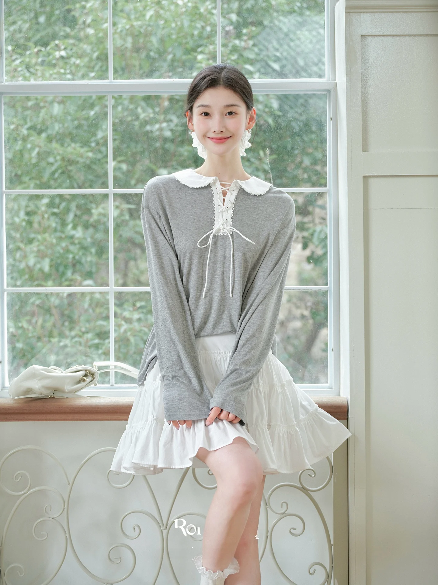 Rorosheep Long Sleeve Women's T-shirt Striped Color Block Artistic Drawstring Base Layer Top in Lyocell Fiber Spring 2026
Rorosheep Long Sleeve Women's T-shirt Striped Color Block Artistic Drawstring Base Layer Top in Lyocell Fiber Spring 2026