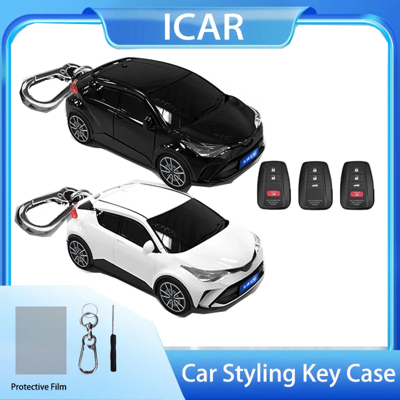 For TOYOTA CHR Car Model Key Case for Prius Camry Corolla C-HR RAV4 Prado 2 3 Button Smart Remote Key Cover Keychain Accessories
For TOYOTA CHR Car Model Key Case for Prius Camry Corolla C-HR RAV4 Prado 2 3 Button Smart Remote Key Cover Keychain Accessories