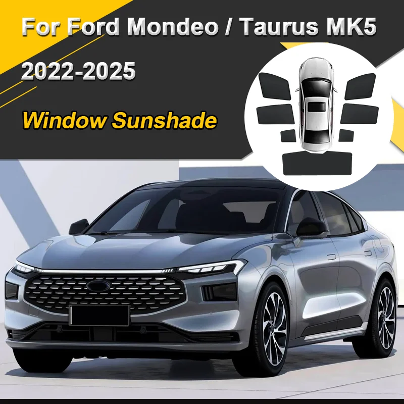 Автомобильные солнцезащитные козырьки для Ford Mondeo Taurus MK5 2022-2025, солнцезащитный козырек с магнитной теплоизоляцией, сетчатый оконный занавес, автоаксессуары 
Автомобильные солнцезащитные козырьки для Ford Mondeo Taurus MK5 2022-2025, солнцезащитный козырек с магнитной теплоизоляцией, сетчатый оконный занавес, автоаксессуары