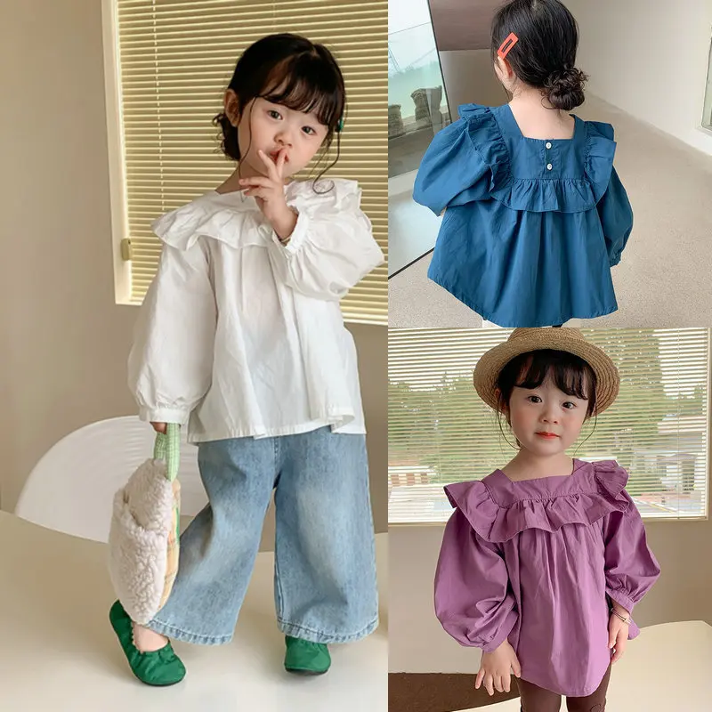 2026 Autumn Girls Casaul Long Sleeve Sweet Cotton Blouse Three Colors
2026 Autumn Girls Casaul Long Sleeve Sweet Cotton Blouse Three Colors