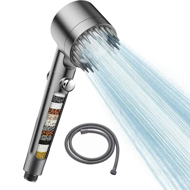 【VALUE MONEY】Anti-Clog Nozzles& Upgraded Shower Head With Filters, Handheld Design-For Hard Water, Remove Chlorine
【VALUE MONEY】Anti-Clog Nozzles& Upgraded Shower Head With Filters, Handheld Design-For Hard Water, Remove Chlorine
