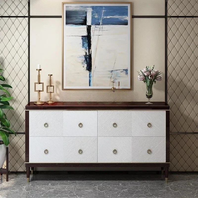 JJ Light luxury solid wood chest cabinet, living room porch cabinet, decorative locker, simple modern chest cabinet
JJ Light luxury solid wood chest cabinet, living room porch cabinet, decorative locker, simple modern chest cabinet