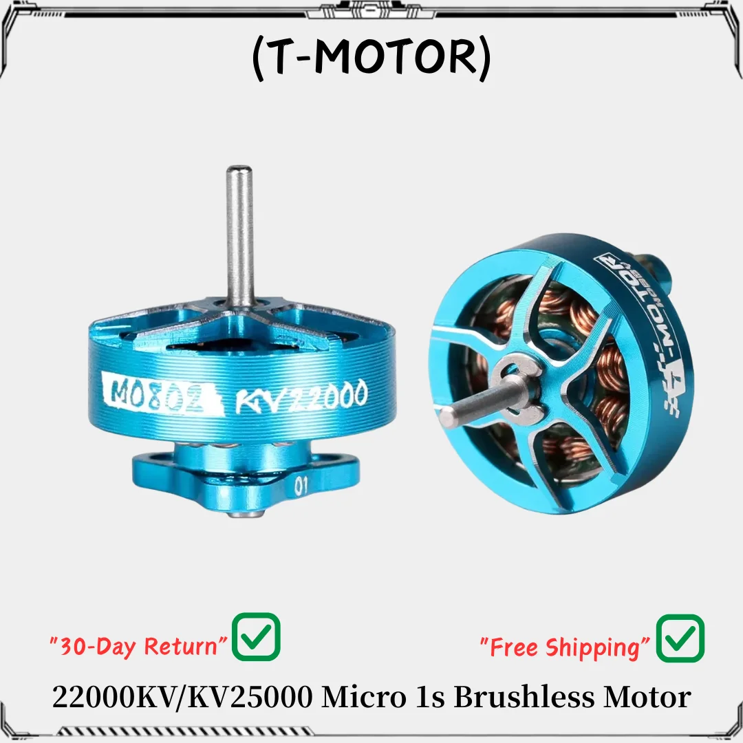 Микро бесщеточный двигатель T-Motor M0802 — 19000 кВ/25000 кВ/27 000 кВ — варианты для гоночных дронов FPV Tiny Whoop 1S 65–75 мм
Микро бесщеточный двигатель T-Motor M0802 — 19000 кВ/25000 кВ/27 000 кВ — варианты для гоночных дронов FPV Tiny Whoop 1S 65–75 мм