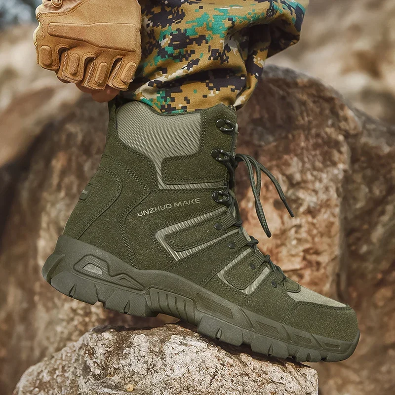 Men Tactical Boots 2025 Hunting Hiking Shoes Breathable Lace Up Training Desert Unisex Work Army Boots Motorcycle Climbing Shoes
Men Tactical Boots 2025 Hunting Hiking Shoes Breathable Lace Up Training Desert Unisex Work Army Boots Motorcycle Climbing Shoes