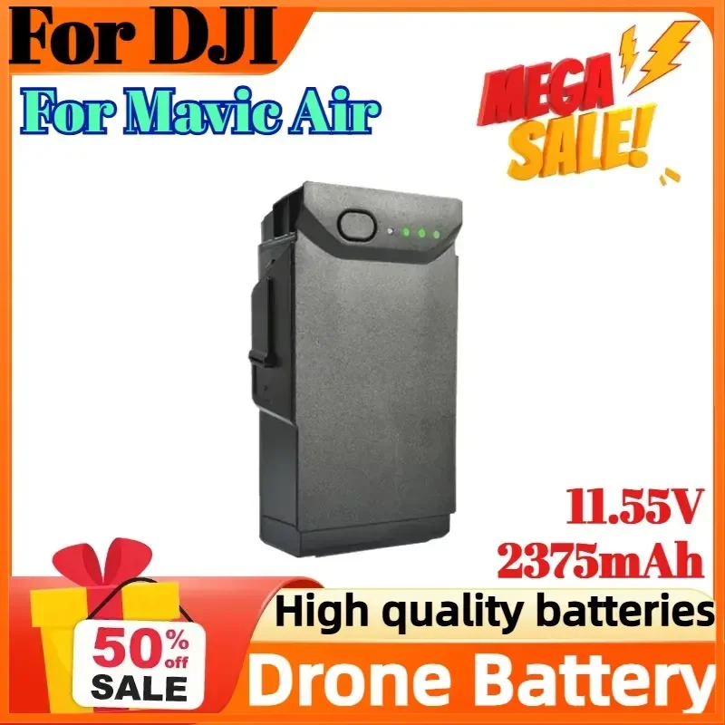 2375mAh 11.55V Drone Battery for DJI Mavic Air Battery 21 Minute Flight Time Drone Intelligent Flight Accessories
2375mAh 11.55V Drone Battery for DJI Mavic Air Battery 21 Minute Flight Time Drone Intelligent Flight Accessories