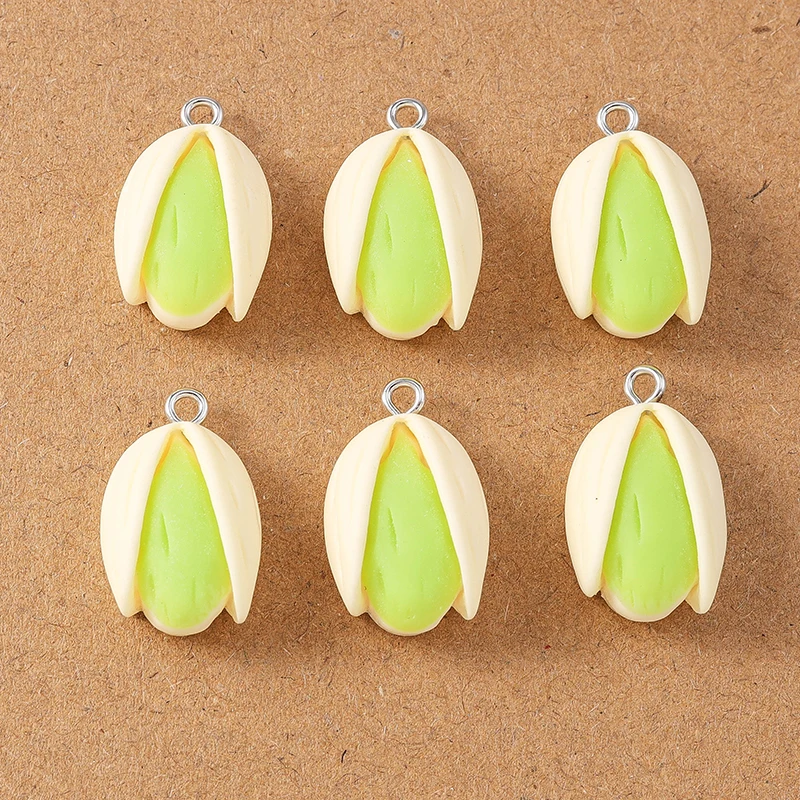 10pcs Enamel Simulation Nut Pistachio Charm Pendants for Jewelry Making DIY Earrings Necklace Bracelet Accessories Supplies
10pcs Enamel Simulation Nut Pistachio Charm Pendants for Jewelry Making DIY Earrings Necklace Bracelet Accessories Supplies