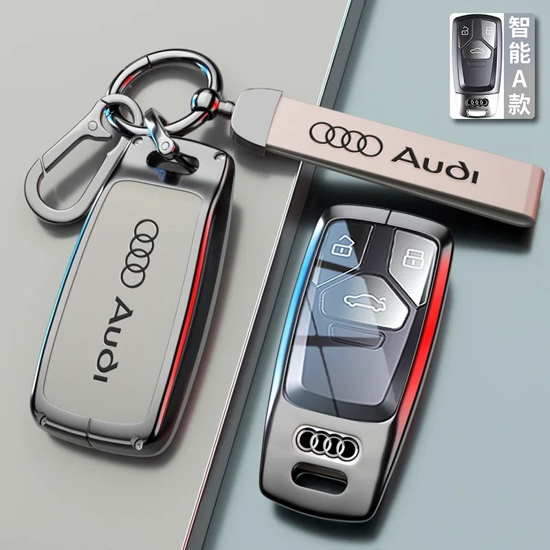 Zine Alloy Leather Car Key Case Cover Shell Protector For Audi A4 A5 A6 8S 8W Q5 Q7 4M S4 S5 S7 TT TTS TFSI RS B9 2016 2017 2018
Zine Alloy Leather Car Key Case Cover Shell Protector For Audi A4 A5 A6 8S 8W Q5 Q7 4M S4 S5 S7 TT TTS TFSI RS B9 2016 2017 2018