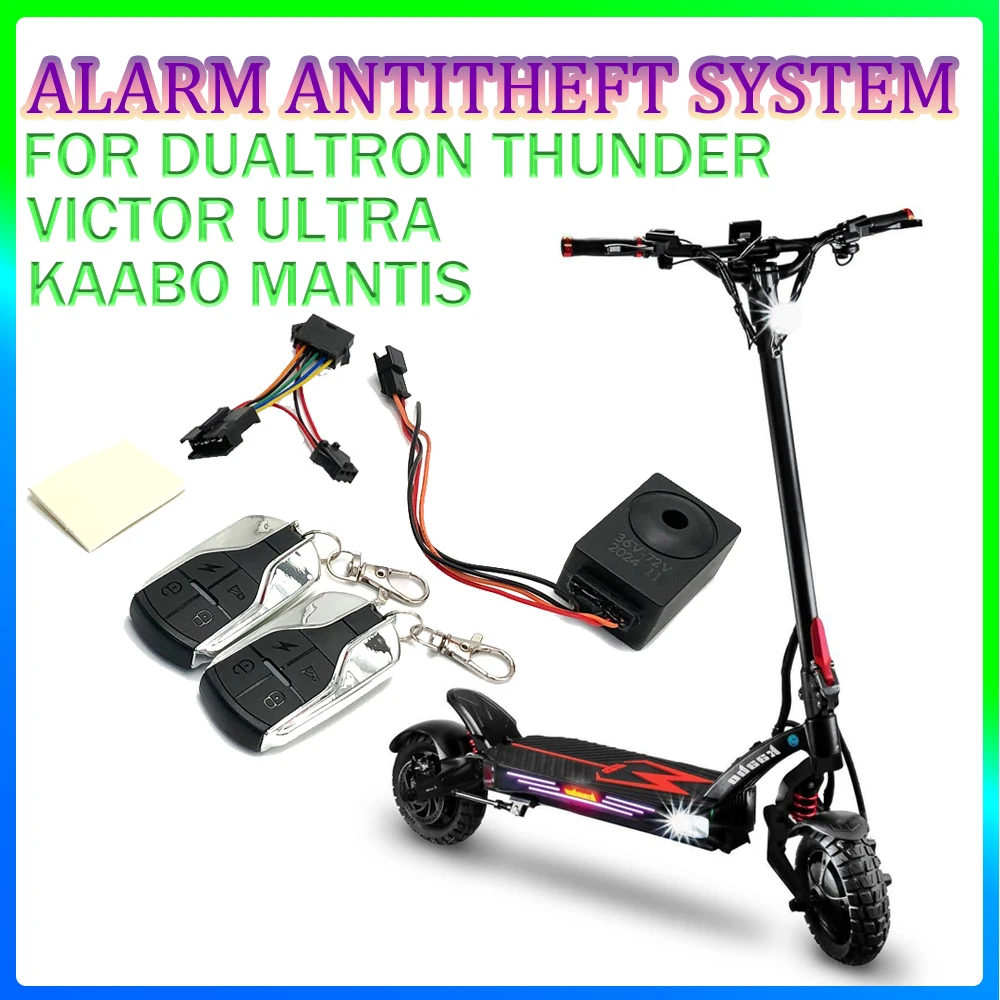 For Dualtron Thunder Victor ULTRA Kaabo Mantis Wireless Remote Control Alarm AntiTheft System Waterproof Power Switch Cable Suit
For Dualtron Thunder Victor ULTRA Kaabo Mantis Wireless Remote Control Alarm AntiTheft System Waterproof Power Switch Cable Suit