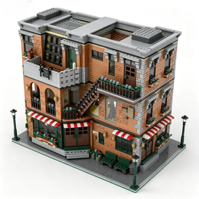 MOC Streetscape Building Apartment Small Particle Assembly Block Model Toy Ornament Gift Collection Set 4653pcs
MOC Streetscape Building Apartment Small Particle Assembly Block Model Toy Ornament Gift Collection Set 4653pcs