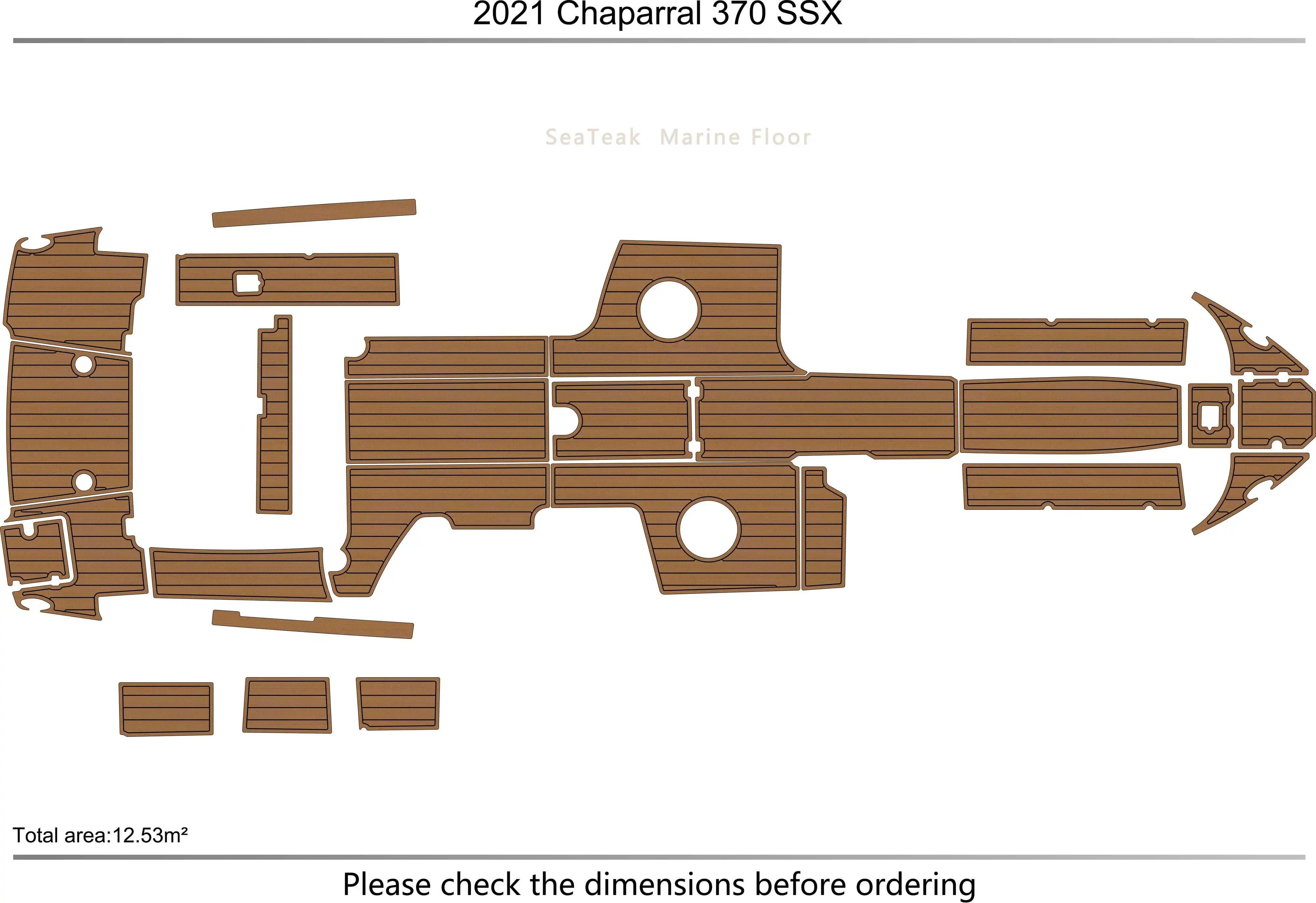 2021 Chaparral 370 SSX B Cockpit platform 1/4" 6mm EVA fAUX carpet Water Ski Yacht Fishing Boat Non-slip mat floor
2021 Chaparral 370 SSX B Cockpit platform 1/4" 6mm EVA fAUX carpet Water Ski Yacht Fishing Boat Non-slip mat floor