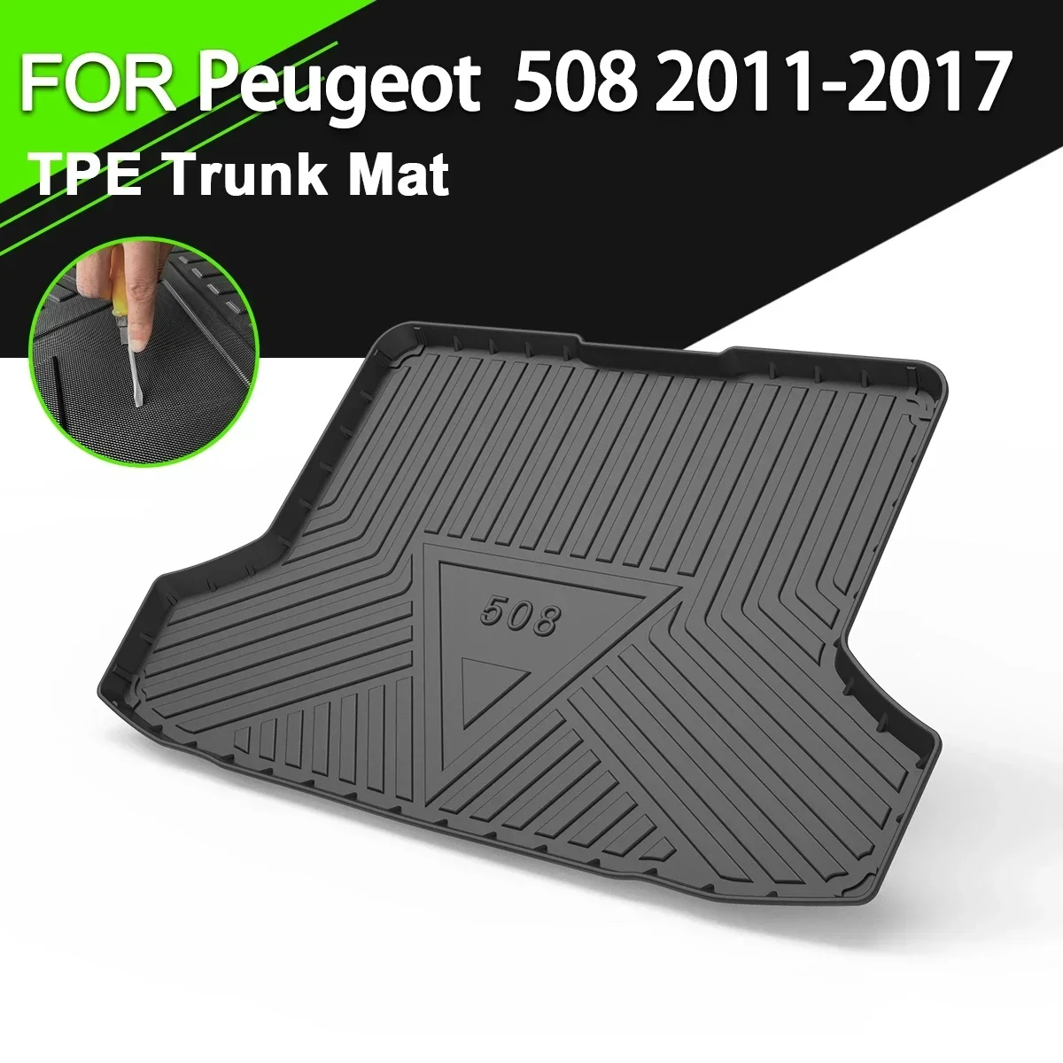 Car Rear Trunk Cover Mat TPE Waterproof Non-Slip Rubber Cargo Liner Accessories For Peugeot 508 2011-2017
Car Rear Trunk Cover Mat TPE Waterproof Non-Slip Rubber Cargo Liner Accessories For Peugeot 508 2011-2017