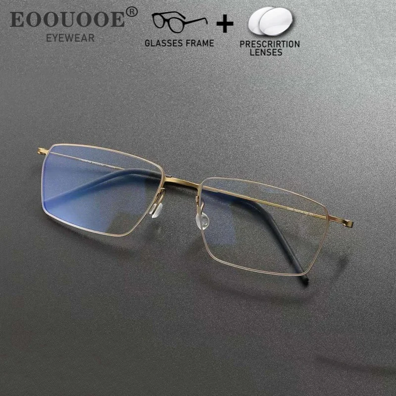 Concise Design Square Men's Glasses Pure Titanium Eyeglasses Prescription Myopia Hyperopia Progressive UV400 Lenses Optical
Concise Design Square Men's Glasses Pure Titanium Eyeglasses Prescription Myopia Hyperopia Progressive UV400 Lenses Optical