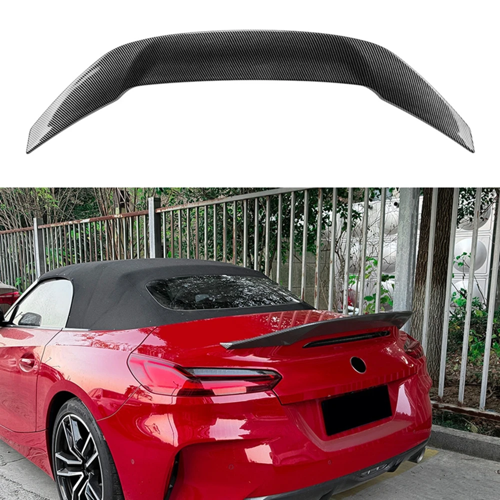 For BMW Z4 G29 2018+ ABS Plastic Car Rear Trunk Lid Spoiler Wings Black Carbon Body Kit Exterior Tuning Accessories
For BMW Z4 G29 2018+ ABS Plastic Car Rear Trunk Lid Spoiler Wings Black Carbon Body Kit Exterior Tuning Accessories