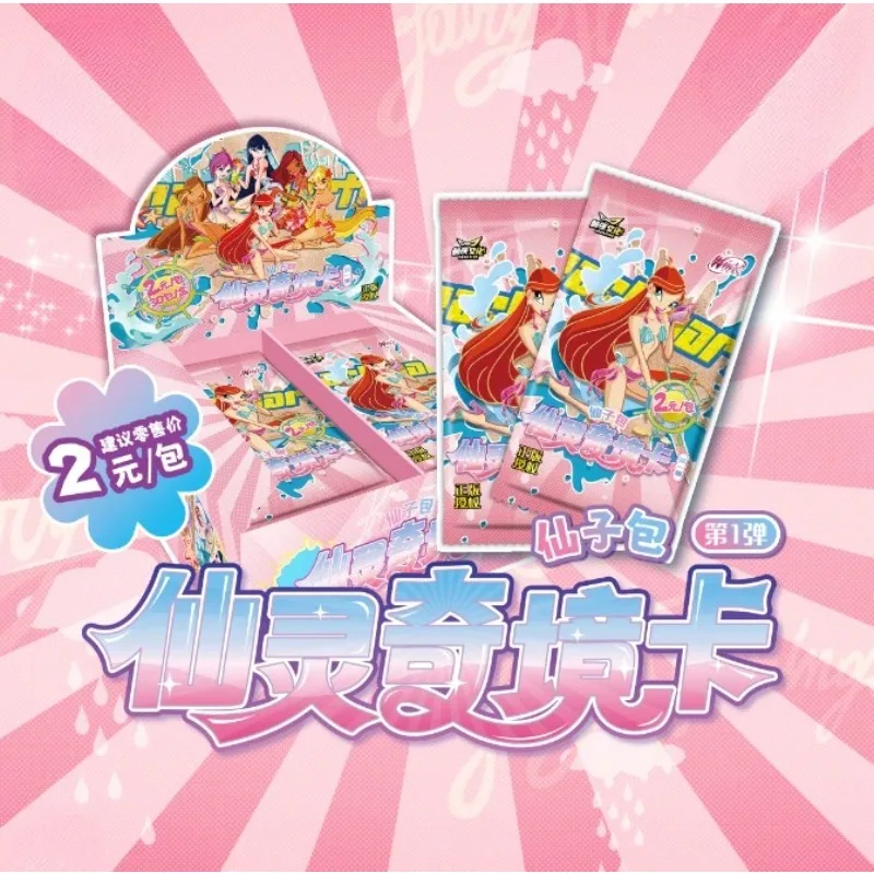 Winx Club Cards Official Genuine Peripheral Magic Bag Fairy Bag Fairy Wonderland Card Anime Game Collection Card Kids Toys Gift
Winx Club Cards Official Genuine Peripheral Magic Bag Fairy Bag Fairy Wonderland Card Anime Game Collection Card Kids Toys Gift