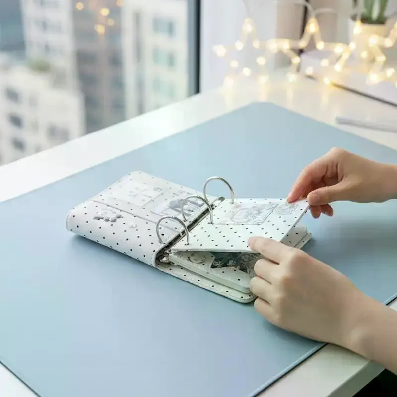 A6 Polka Dot Cloth Binder Notebook 6-Hole Loose Leaf Portable DIY Scrapbook Journal Multi Pocket Photo Album Planner School Gift
A6 Polka Dot Cloth Binder Notebook 6-Hole Loose Leaf Portable DIY Scrapbook Journal Multi Pocket Photo Album Planner School Gift