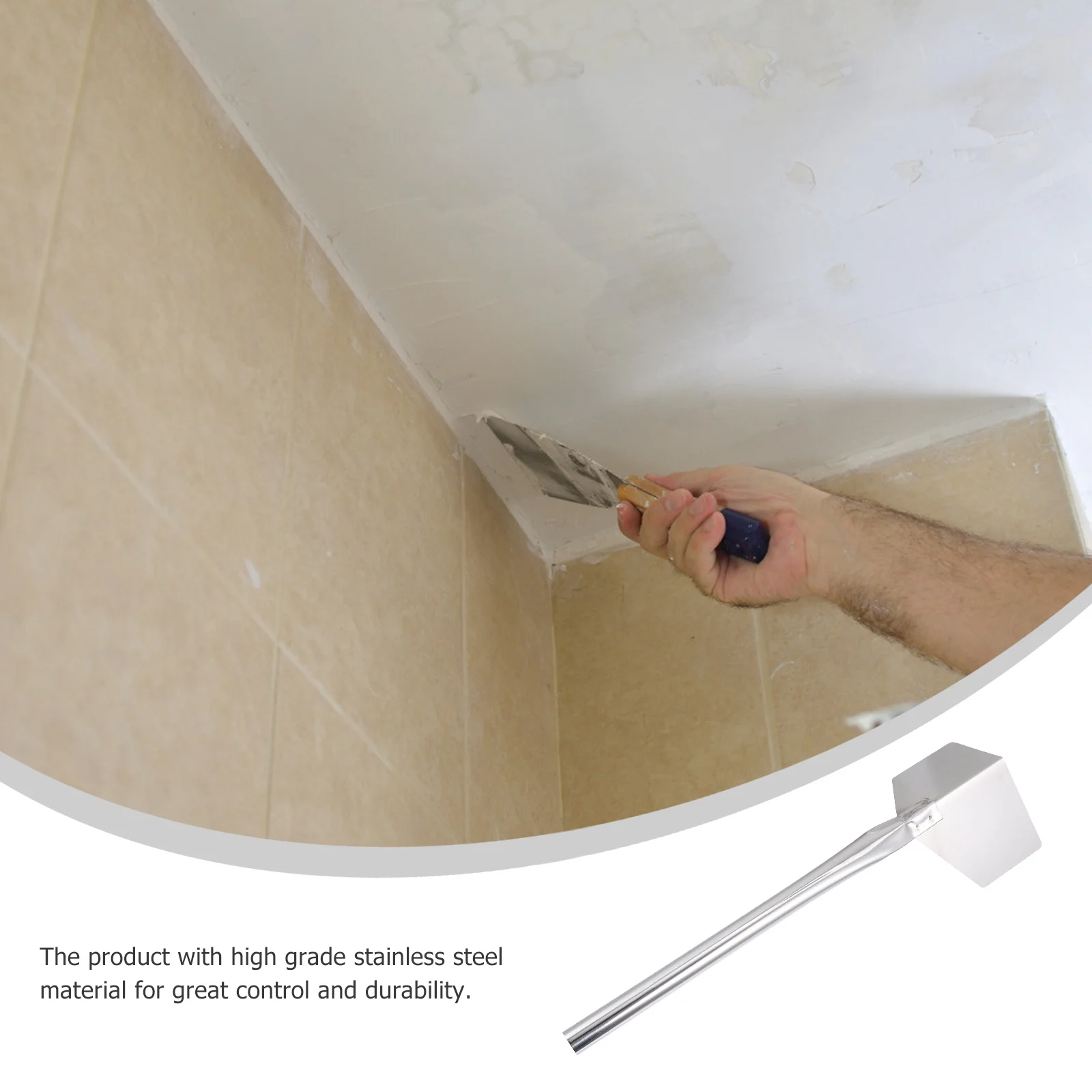 6Pcs Drywall Corner Trowel Stainless Steel Ergonomic Handle Flexible for Inside Corners Wall Angle Repair Puttying Tool
6Pcs Drywall Corner Trowel Stainless Steel Ergonomic Handle Flexible for Inside Corners Wall Angle Repair Puttying Tool