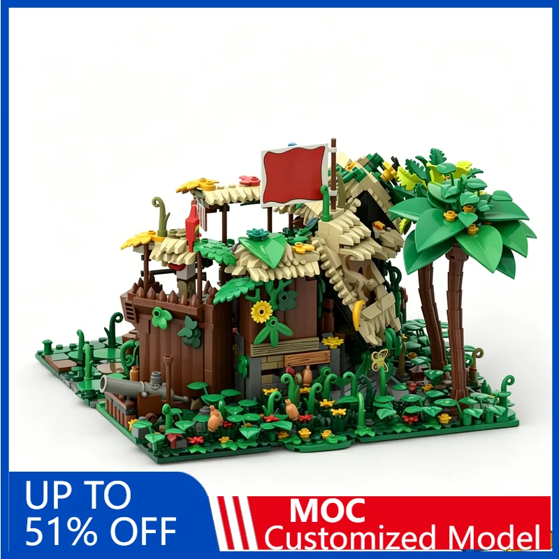 1531Pcs The Announcement Of The Replacement Of The Howler Monkey Outpost Building Blocks Assembly Toy Jungle Pirate Outpost Gift
1531Pcs The Announcement Of The Replacement Of The Howler Monkey Outpost Building Blocks Assembly Toy Jungle Pirate Outpost Gift