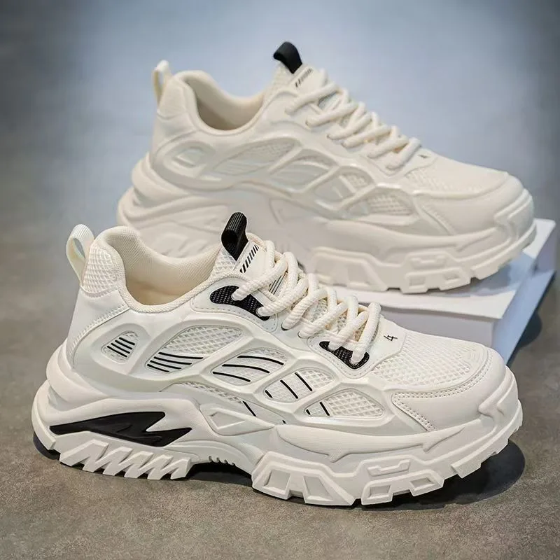 Four Seasons High Quality Men's Casual Sports Shoes Trendy Non Slip Breathable Platform Running Shoes Versatile Student Trainers
Four Seasons High Quality Men's Casual Sports Shoes Trendy Non Slip Breathable Platform Running Shoes Versatile Student Trainers