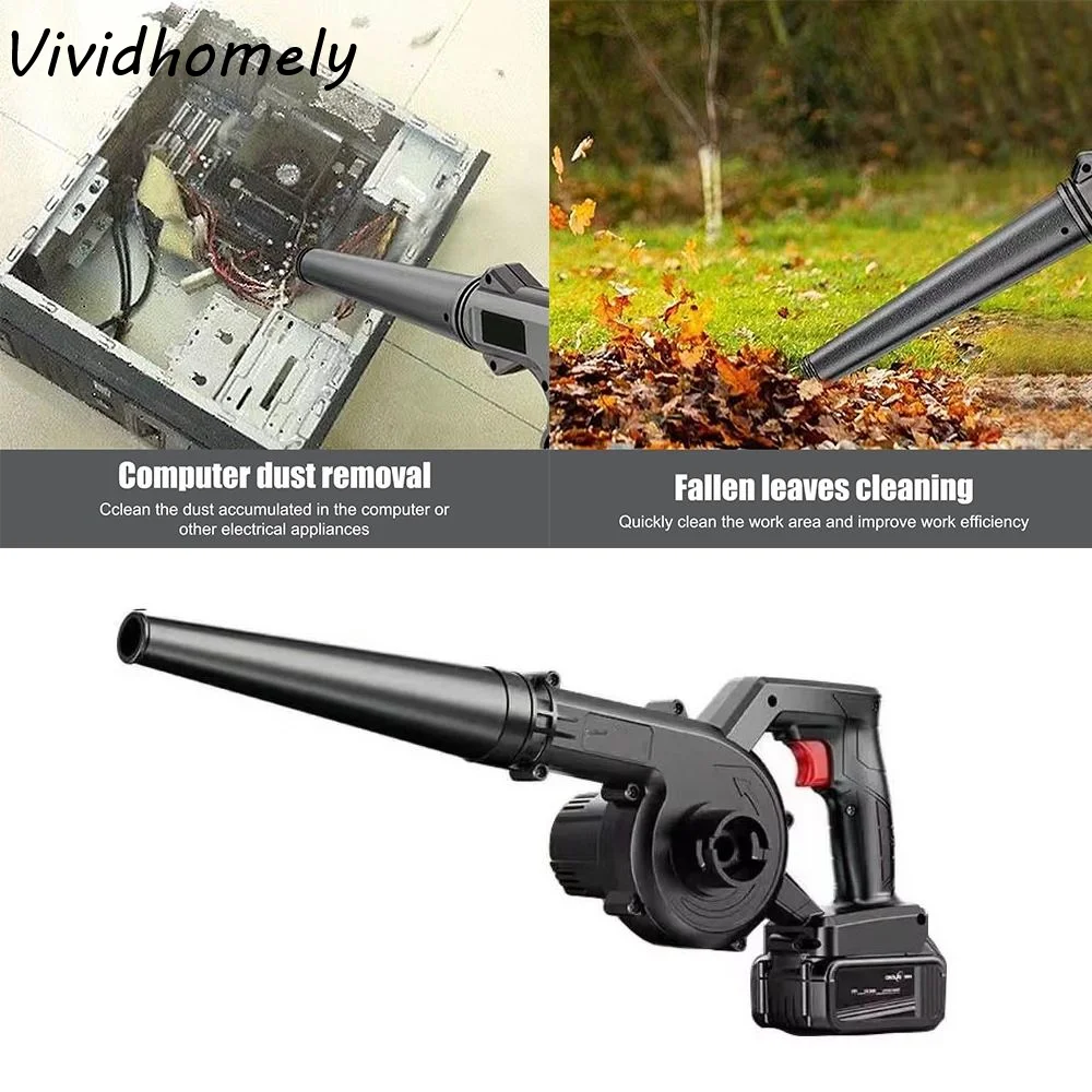 Dual-Function Electric Leaf Blower High-power 21 V Power Rechargeable Blower 2-in-1 Design Strong Suction Electric Air Blower
Dual-Function Electric Leaf Blower High-power 21 V Power Rechargeable Blower 2-in-1 Design Strong Suction Electric Air Blower