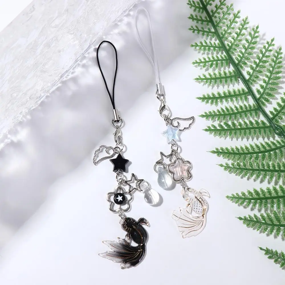 Spice Girl Style Koi Star Bead Chain Морская тема Аниме Y2k Брелки ручной работы Маленькая рыбка Lucky Charm Подвеска для телефона
Spice Girl Style Koi Star Bead Chain Морская тема Аниме Y2k Брелки ручной работы Маленькая рыбка Lucky Charm Подвеска для телефона