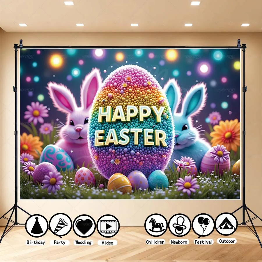 MOON.QG Happy Easter Banner Rainbow Egg Backdrop Photography Floral Garden Photo Background Indoor Outdoor Holiday Supplies
MOON.QG Happy Easter Banner Rainbow Egg Backdrop Photography Floral Garden Photo Background Indoor Outdoor Holiday Supplies