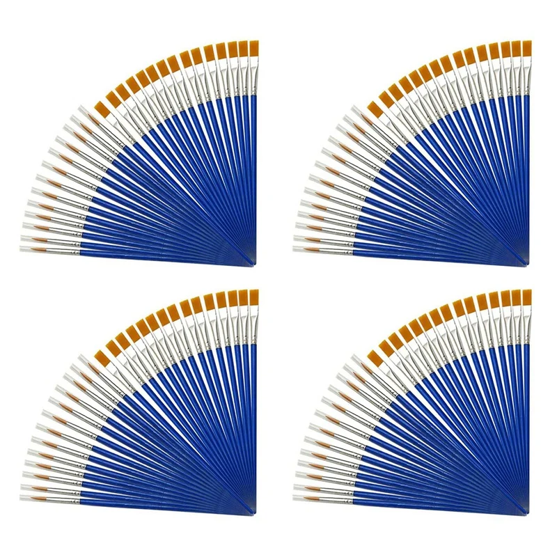 400 Pieces Kids Paint Brushes Set For Watercolor Oil Painting Flat +Pointed Brush For Body Face Nail Craft Art
400 Pieces Kids Paint Brushes Set For Watercolor Oil Painting Flat +Pointed Brush For Body Face Nail Craft Art