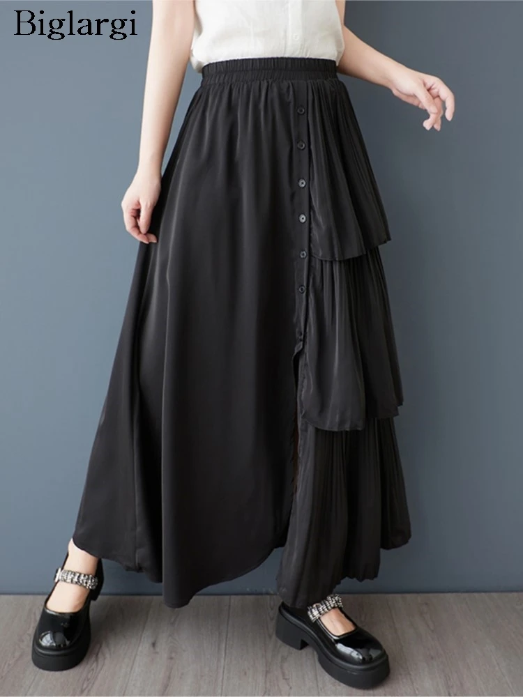 Oversized Spring Summer A-Line Skirt Women Irregular Ruffle Pleated Patchwork Fashion Ladies Skirts Loose Casual Woman Skirt
Oversized Spring Summer A-Line Skirt Women Irregular Ruffle Pleated Patchwork Fashion Ladies Skirts Loose Casual Woman Skirt