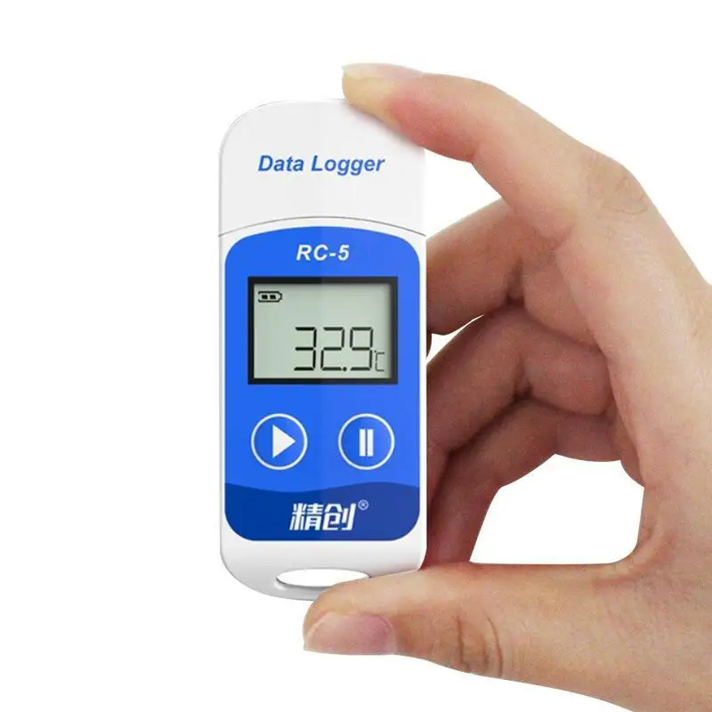 RC-5+ PDF Temperature Data Logger RC-5 USB Data Logger Datalogger Recorder Upgrade for Refrigeration Cold Chain Transport Labs
RC-5+ PDF Temperature Data Logger RC-5 USB Data Logger Datalogger Recorder Upgrade for Refrigeration Cold Chain Transport Labs