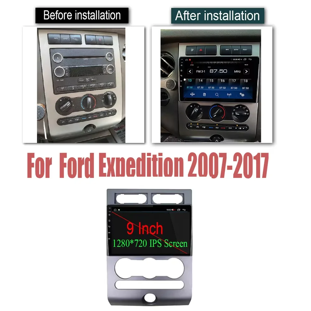 8G 256G Android для Ford Expedition 2012 2013, автомобильное радио, стерео, мультимедийная видеонавигация, GPS, беспроводной Carplay 4G WIFI DSP
8G 256G Android для Ford Expedition 2012 2013, автомобильное радио, стерео, мультимедийная видеонавигация, GPS, беспроводной Carplay 4G WIFI DSP