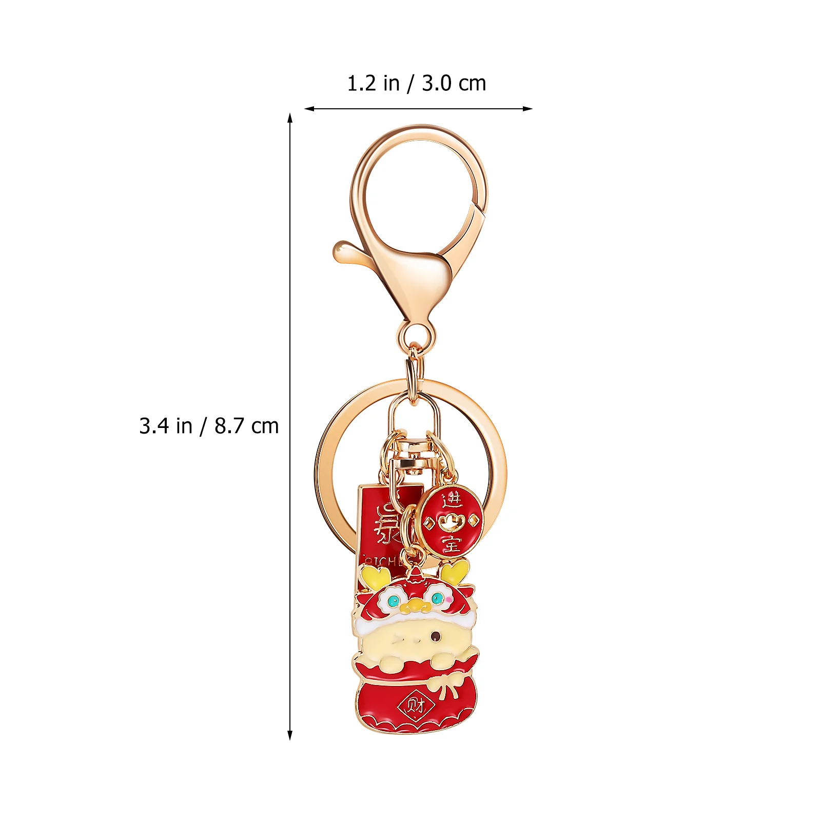 4 Pcs Metal Keychains Dragon Design Year of the Dragon Good Luck Prosperity Cute Keychain Charms Bag Pendant Wallet Hanging
4 Pcs Metal Keychains Dragon Design Year of the Dragon Good Luck Prosperity Cute Keychain Charms Bag Pendant Wallet Hanging