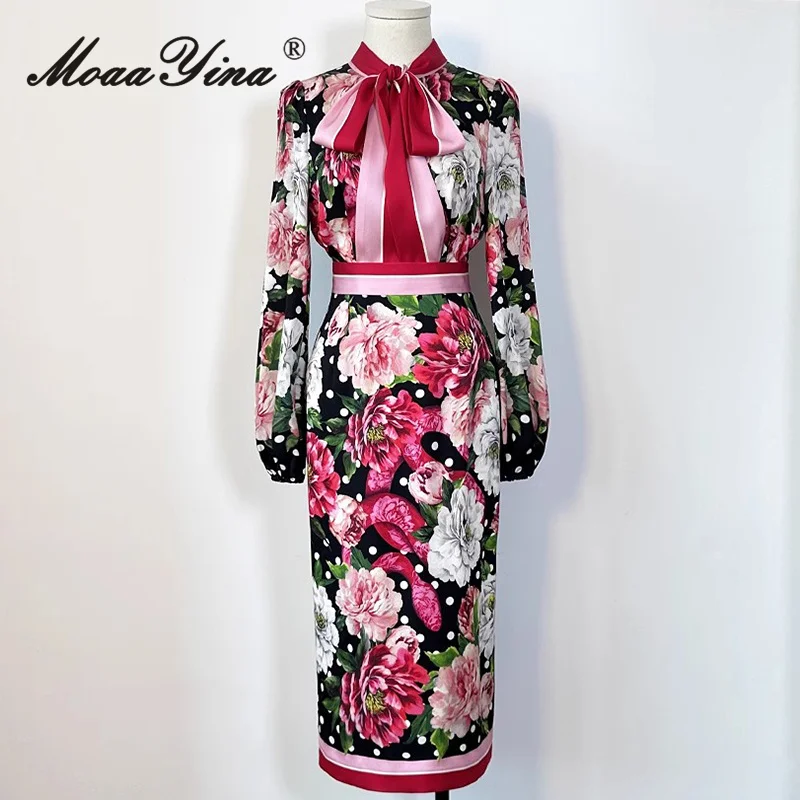 MoaaYina Spring New Arrival Women's Suit Scarf Collar Bow Scarf Collar Tops+Pretty Slim-Fit Hip Wrap Silk print 2-piece set
MoaaYina Spring New Arrival Women's Suit Scarf Collar Bow Scarf Collar Tops+Pretty Slim-Fit Hip Wrap Silk print 2-piece set