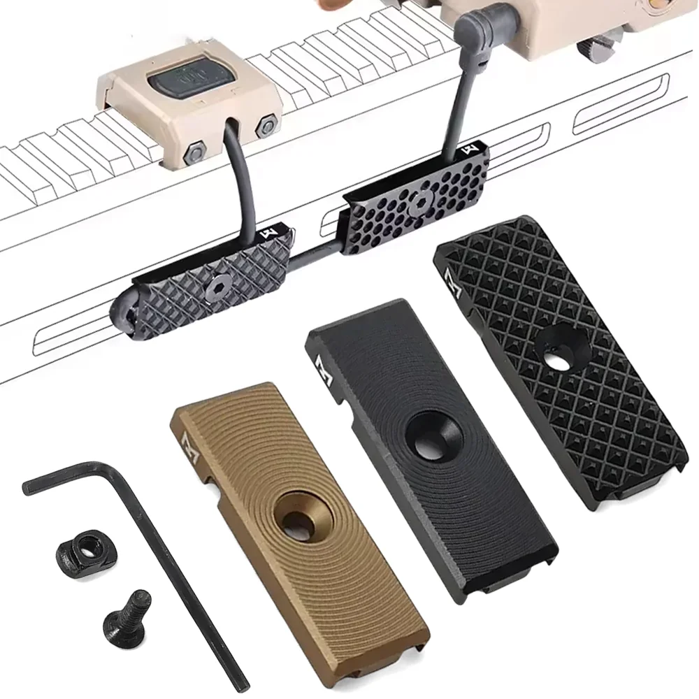 Matrix Pattern Mouse Tail Cable Manager Metal Cable Organizer MLOK Rails Mounting Kit Metal Tactical Gear Accessories PEQ
Matrix Pattern Mouse Tail Cable Manager Metal Cable Organizer MLOK Rails Mounting Kit Metal Tactical Gear Accessories PEQ