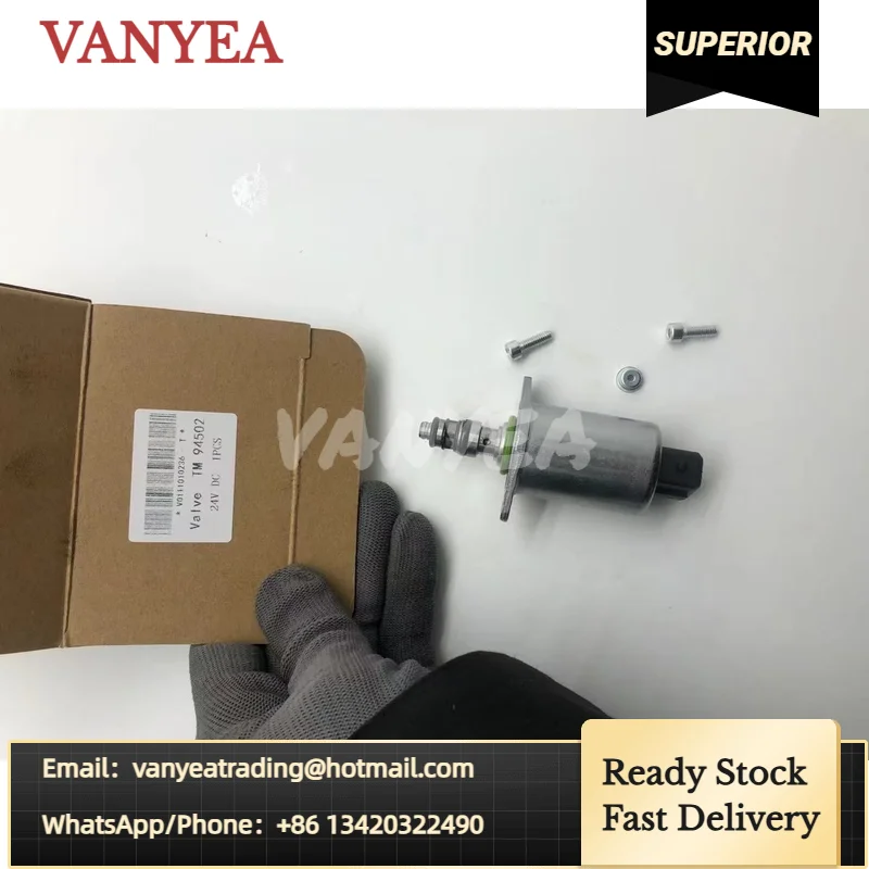 TM94502 Solenoid Valve 24V For Excavator Loader Tractor Parts
TM94502 Solenoid Valve 24V For Excavator Loader Tractor Parts