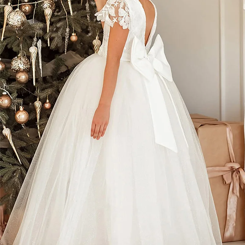 Тюлевое кружевное платье принцессы с бантом для маленьких девочек, детское платье для первого причастия, бальное платье, платье для свадебной вечеринки, дня рождения
Тюлевое кружевное платье принцессы с бантом для маленьких девочек, детское платье для первого причастия, бальное платье, платье для свадебной вечеринки, дня рождения