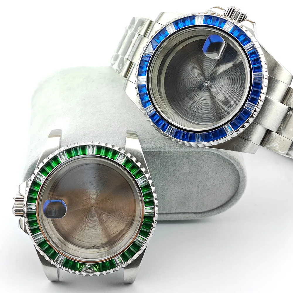 High-quality Silvery Case 40.5mm watch men's case FIT NH34 NH35 NH36 movement Automtaic Watch Box Sapphire
High-quality Silvery Case 40.5mm watch men's case FIT NH34 NH35 NH36 movement Automtaic Watch Box Sapphire