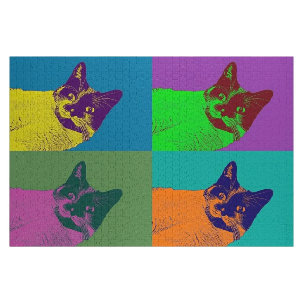 Andy Warhol Style Cat Art Jigsaw Puzzle Custom Name Wood Wooden Name Customized Kids Gift Toys For Children Puzzle
Andy Warhol Style Cat Art Jigsaw Puzzle Custom Name Wood Wooden Name Customized Kids Gift Toys For Children Puzzle
